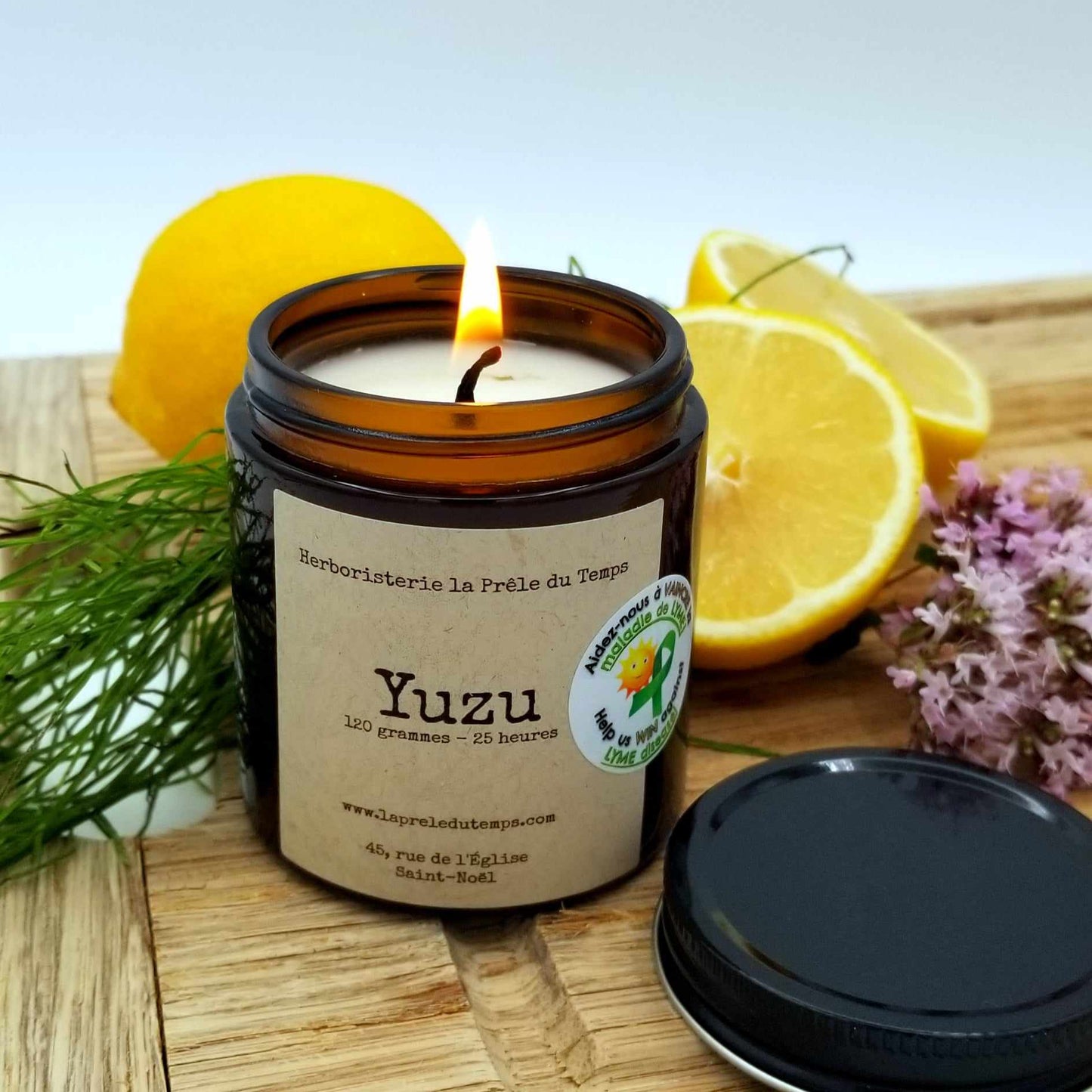 Yuzu candle