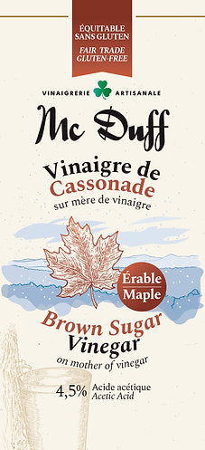 Vinaigre Érable 250 ml.